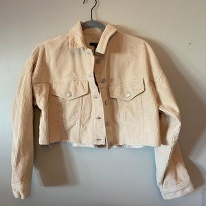 BRAND NEW Forever 21 cropped corduroy jacket